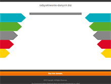 Tablet Screenshot of odzyskiwanie-danych.biz